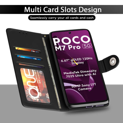 Pikkme POCO M7 Pro 5G black flip cover – photo 5