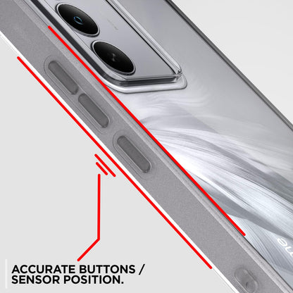 Pikkme Realme C71  PC + TPU Crystal Clear Back Cover (Transparent)