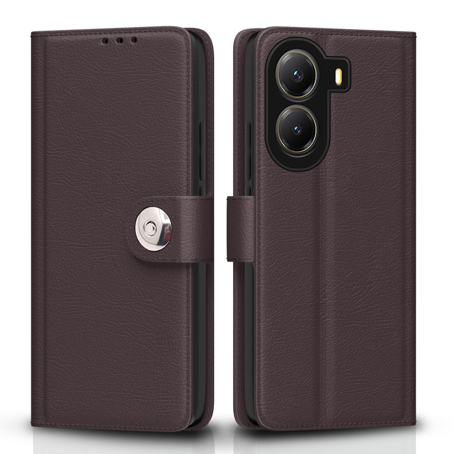 POCO X7 Pro 5G flip case in coffee by Pikkme
