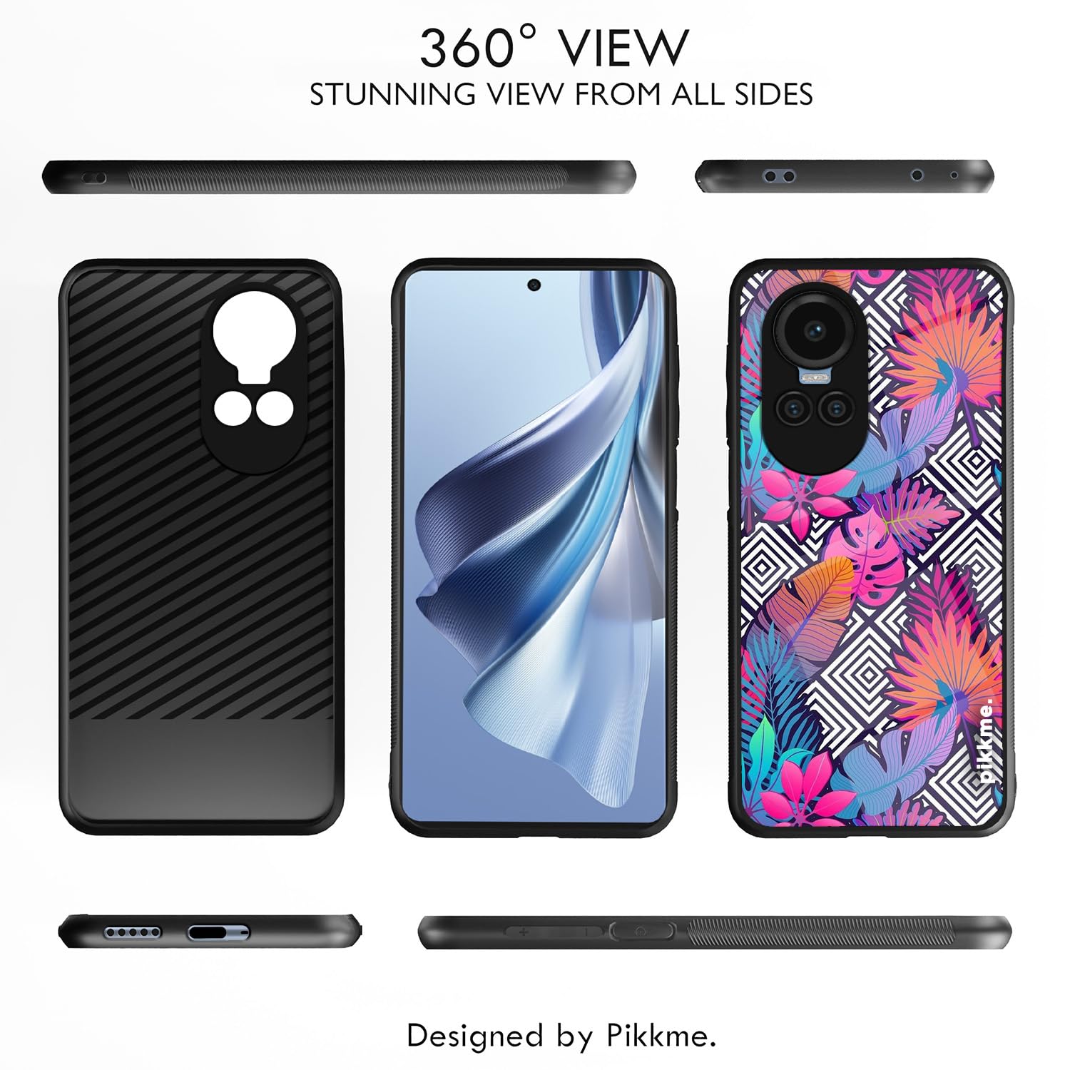Oppo Reno 10 5G Flower mobile back cover by Pikkme – photo 2