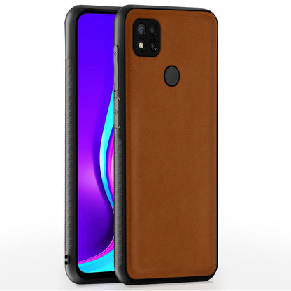 Camel Leather mobile back cover for Redmi 10A/9/9C – Pikkme
