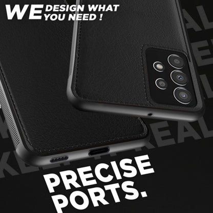 Black Leather mobile cover for Samsung A53 5G – Pikkme – photo 4
