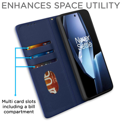 Pikkme blue mobile flip cover for OnePlus 13R 5G – photo 3