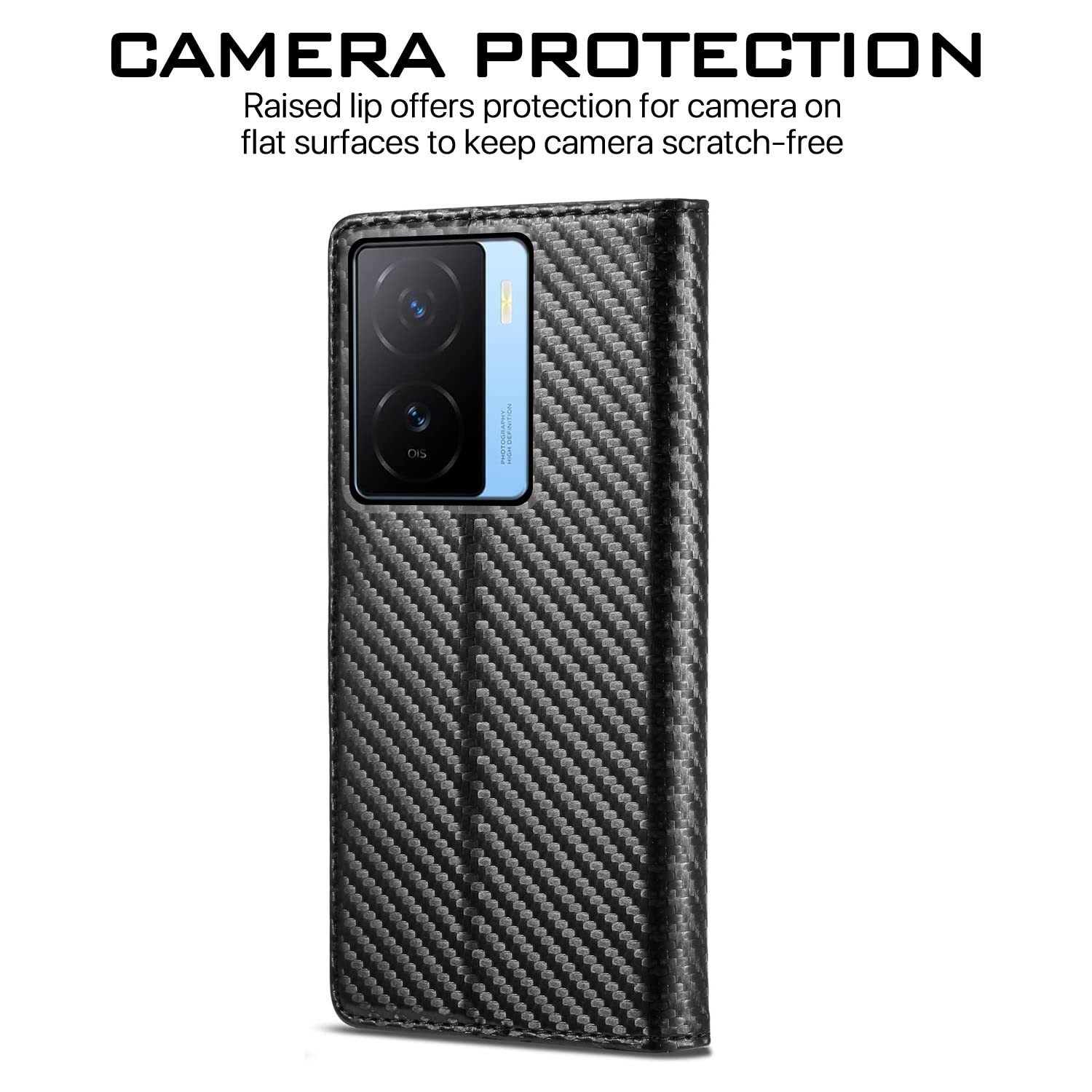 Pikkme iQOO Z7/Z7s 5G black flip cover – photo 4