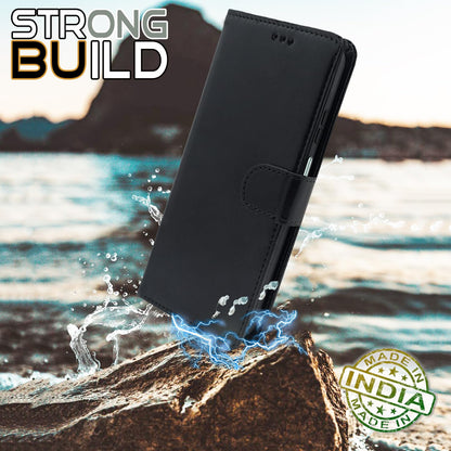 Oppo K12x 5G Wallet mobile flip cover in black by Pikkme – photo 7