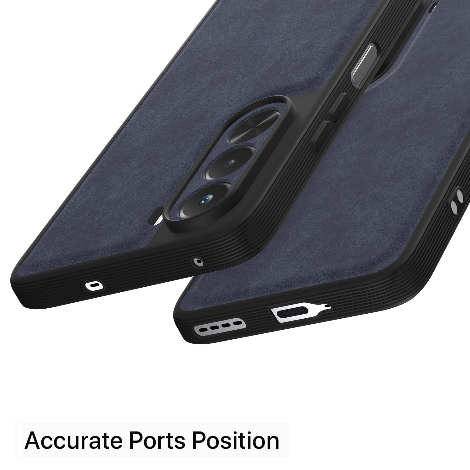 Blue Leather mobile back cover for Realme P4x 5G – Pikkme – photo 4