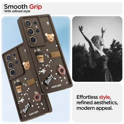 Pikkme brown Silicone phone cover for Samsung S24 Ultra 5G/3D – photo 2