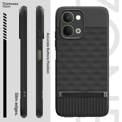 Pikkme Vivo T5x/Y51 Pro/iQOO Z11x 5G Silicone black mobile back cover – photo 3