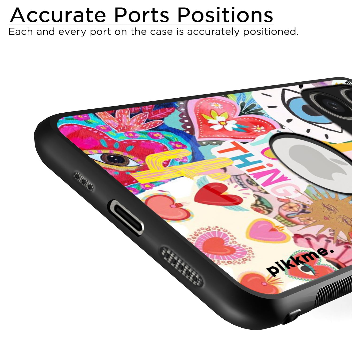 Pikkme iPhone 15 Pro Flower back cover – photo 6