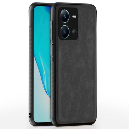 Pikkme Vivo V25 5G Leather grey mobile cover