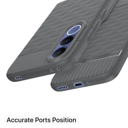 Vivo V70 FE 5G Silicone mobile back cover in grey by Pikkme – photo 4