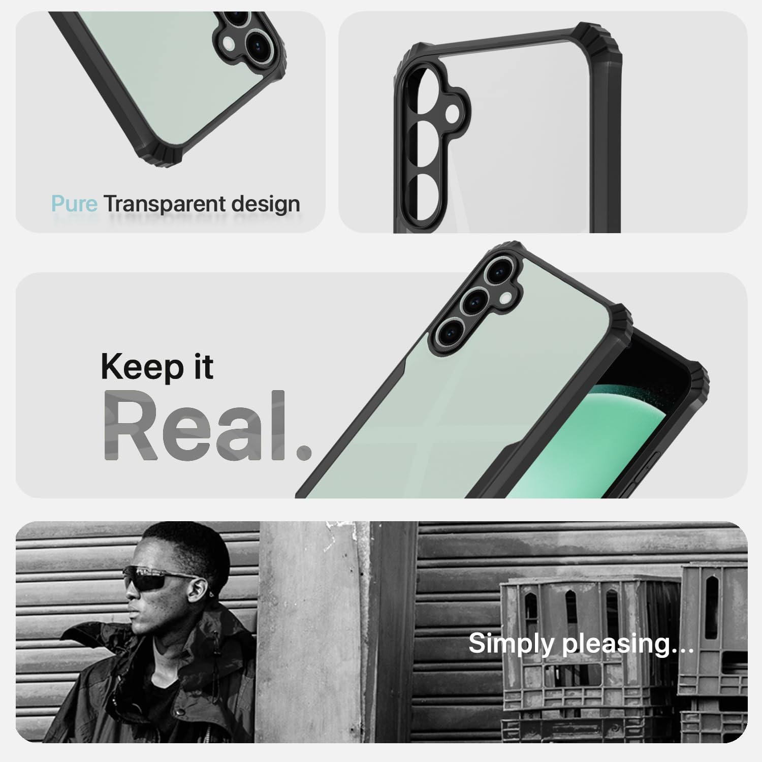 Samsung S24 FE 5G back cover in black by Pikkme – photo 4