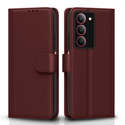 Brown Wallet wallet flip cover for Realme Narzo 80x/P3x/14X 5G – Pikkme
