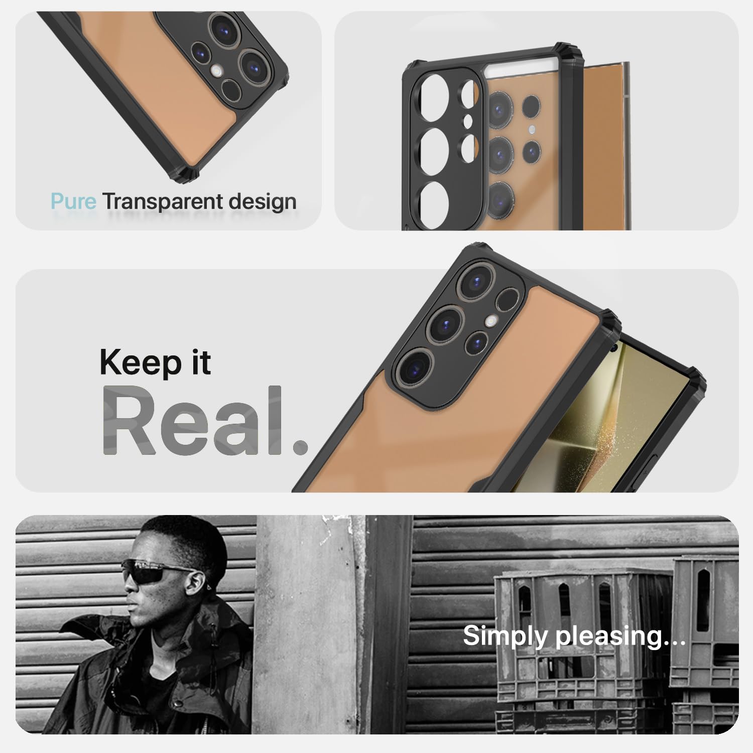 Pikkme black mobile cover for Samsung S24 Ultra 5G – photo 4