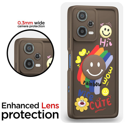 Pikkme brown Soft Silicone mobile cover for Redmi Note 12 – photo 5