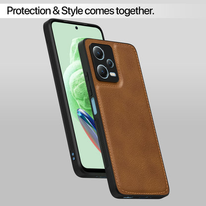 Poco X5/Redmi Note 12 5G mobile back cover in brown by Pikkme – photo 7