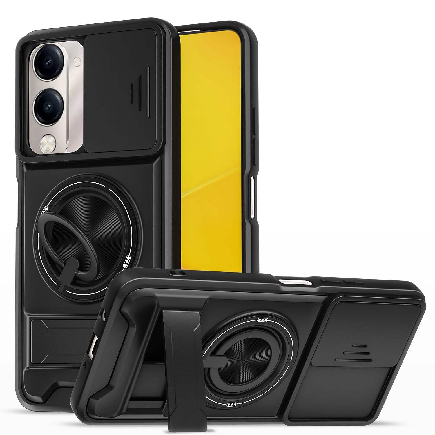 Pikkme Vivo Y11 5G/T5 Lite 5G/Y04 black mobile back cover