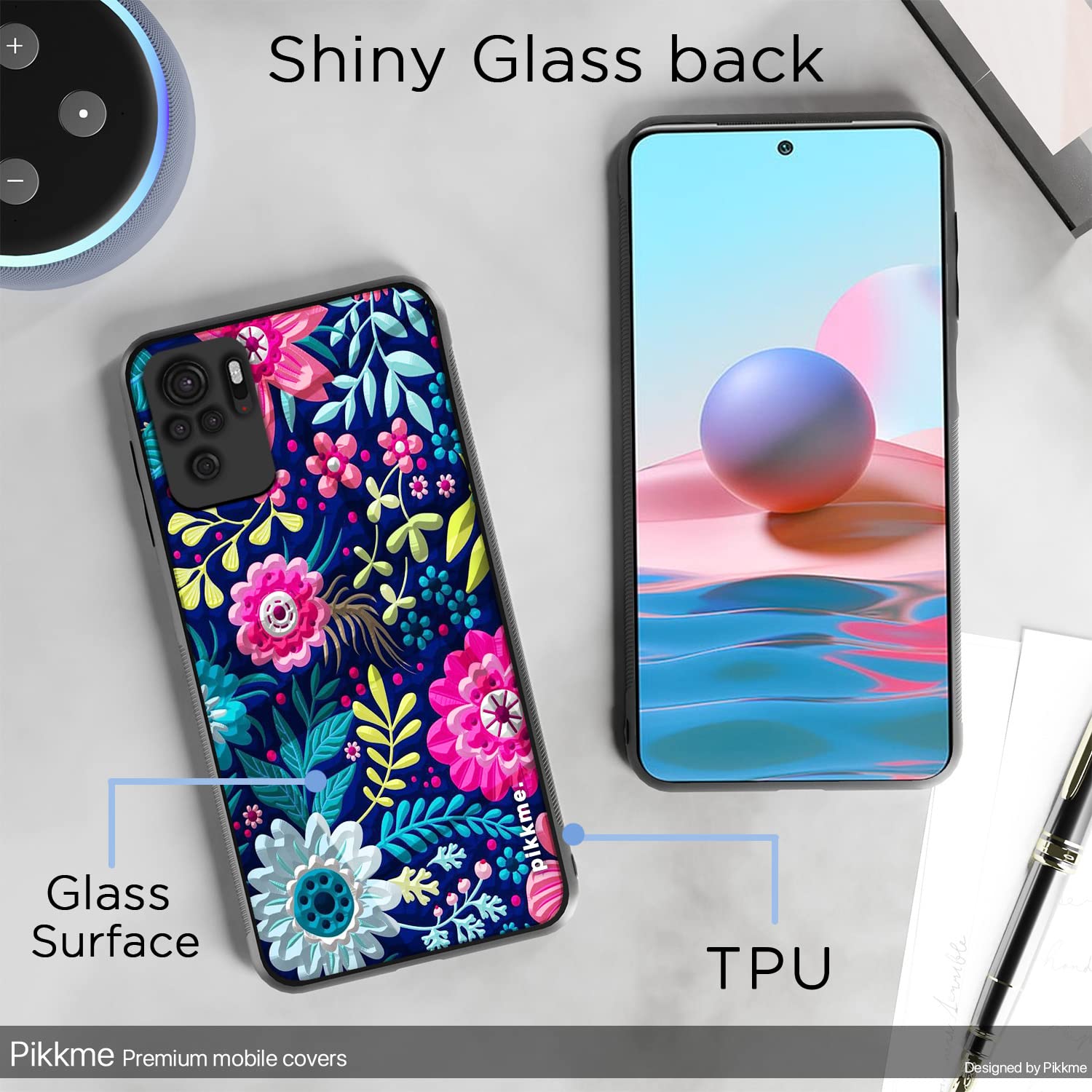 Pikkme Redmi Note 10/Note 10s Flower back cover – photo 3