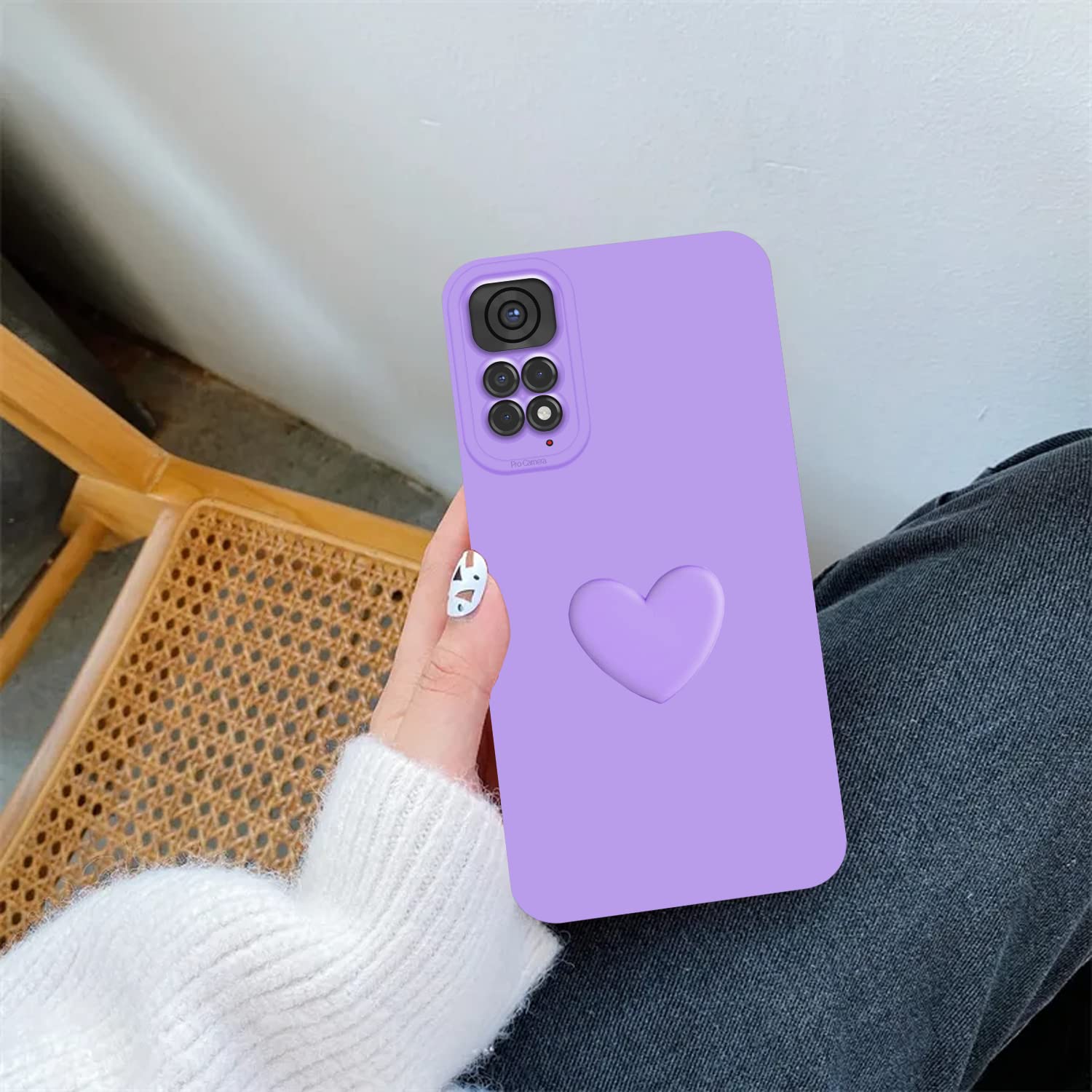 Redmi Note 11/Note 11s Chain mobile back cover in purple by Pikkme – photo 4