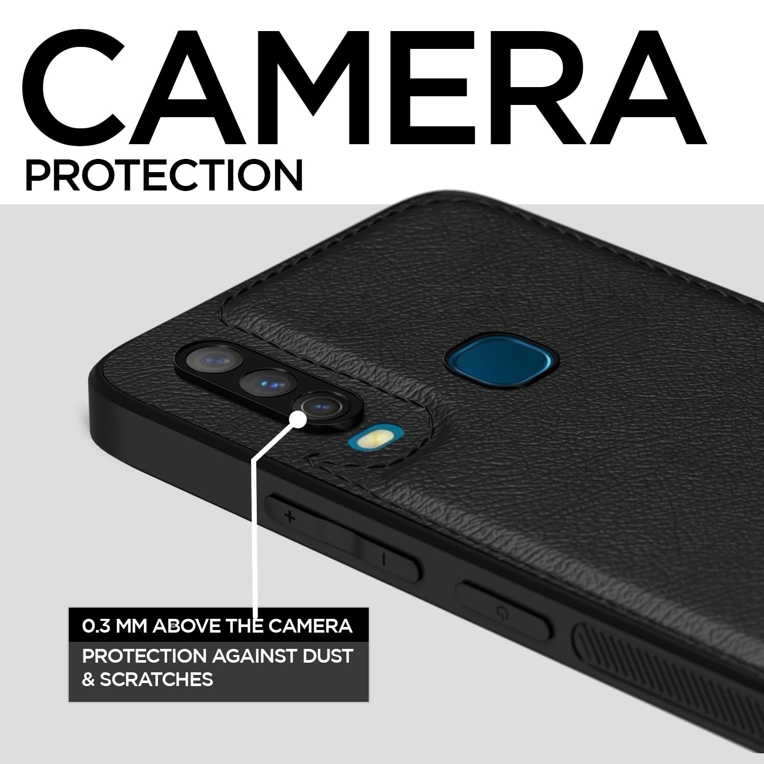 Black back cover for Vivo Y12/Y15/Y17/U10 – Pikkme – photo 3