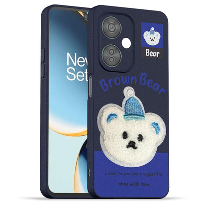 Blue Plush Patch mobile cover for OnePlus Nord CE 3 Lite 5G – Pikkme