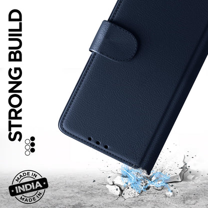 Realme C75 wallet flip cover in blue by Pikkme – photo 7