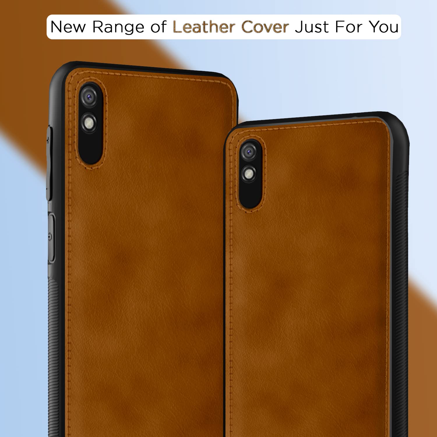 Pikkme brown Leather mobile back cover for Redmi 9A/9i/9A Sport – photo 7