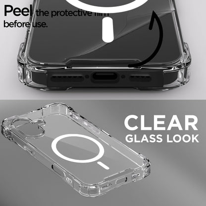 iPhone 16 Plus mobile back cover in transparent mag-safe by Pikkme – photo 3