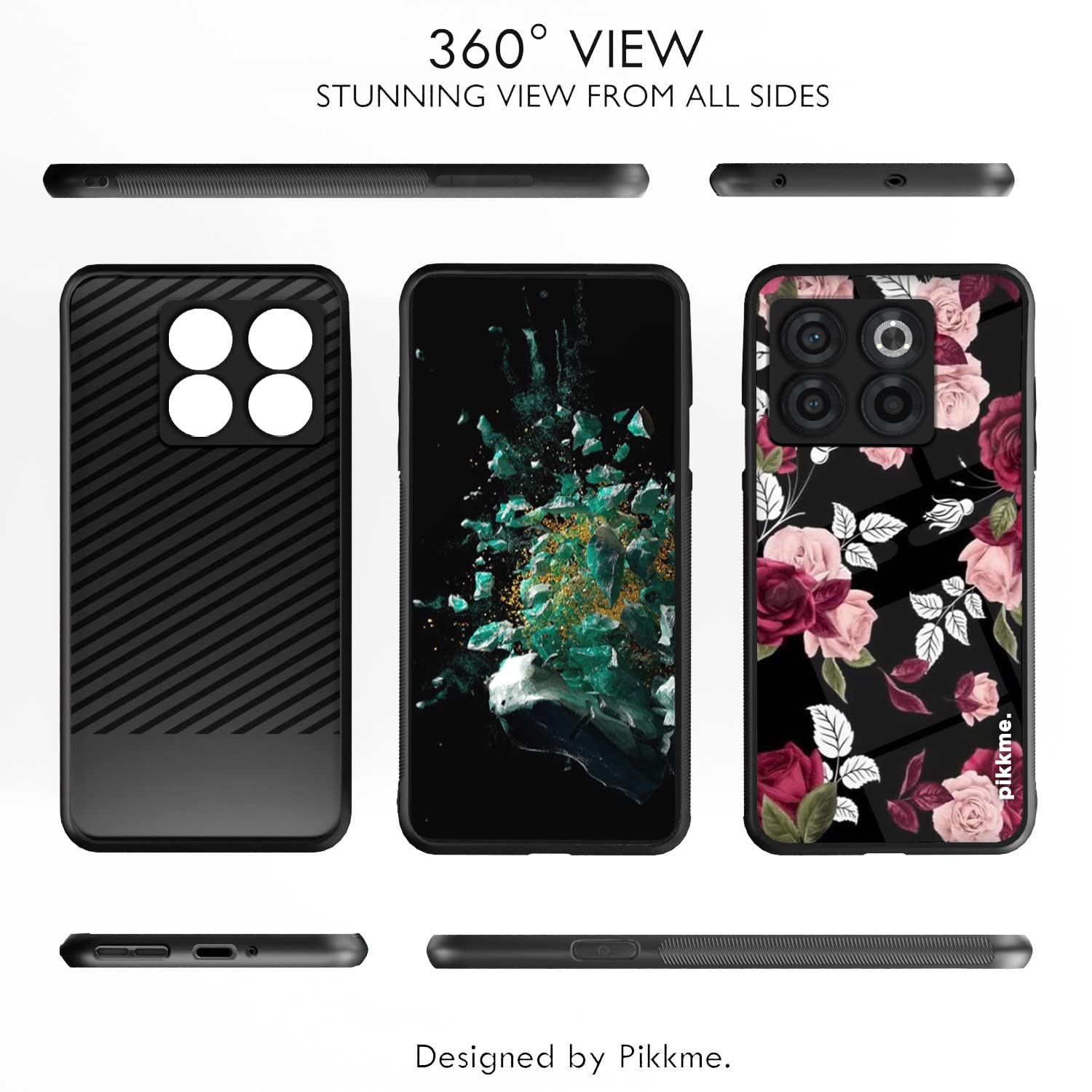 Pikkme Flower mobile cover for OnePlus 10T 5G – photo 2