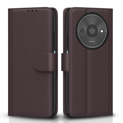  Redmi A3 Coffee Vintage Flip Cover