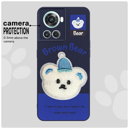 OnePlus 10R/10R Prime 5G Plush Patch back cover in blue by Pikkme – photo 6