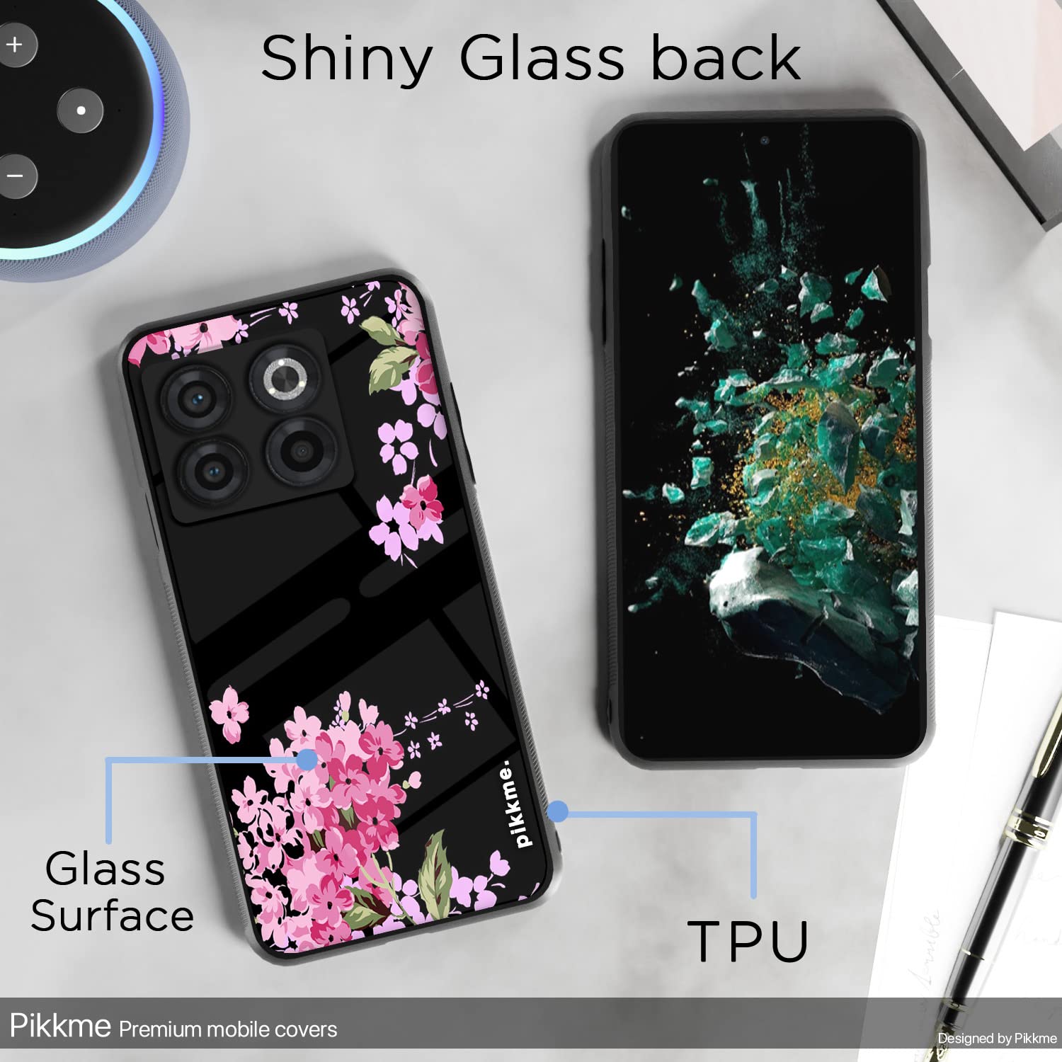 Pikkme Flower mobile back cover for OnePlus 10T 5G – photo 3