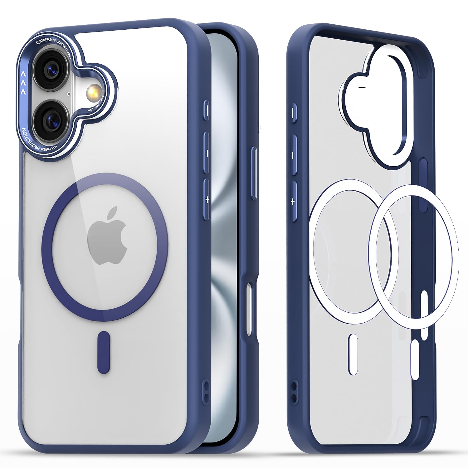 Pikkme iPhone 16 Plus MagSafe blue mag-safe mobile back cover