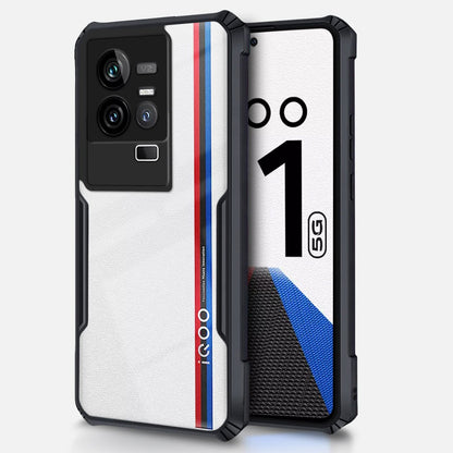 Black Hybrid mobile back cover for iQOO 11 5G – Pikkme