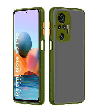 Pikkme green mobile back cover for Redmi Note 10 Pro/Note 10 Pro Max