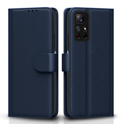 Pikkme Redmi Note 11T/Poco M4 Pro 5G Wallet blue flip cover
