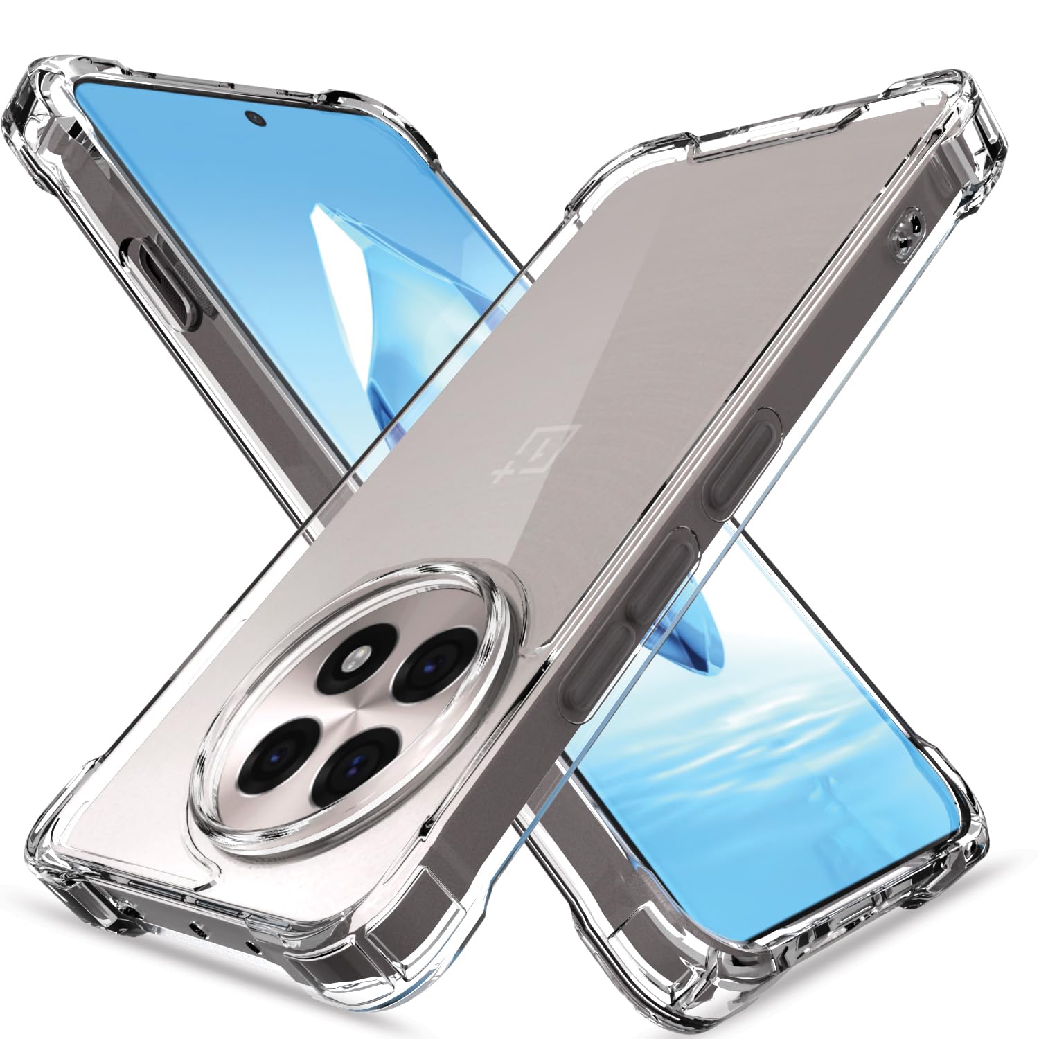 Pikkme OnePlus 13R/Ace 5/Ace 5 Pro 5G transparent mobile back cover