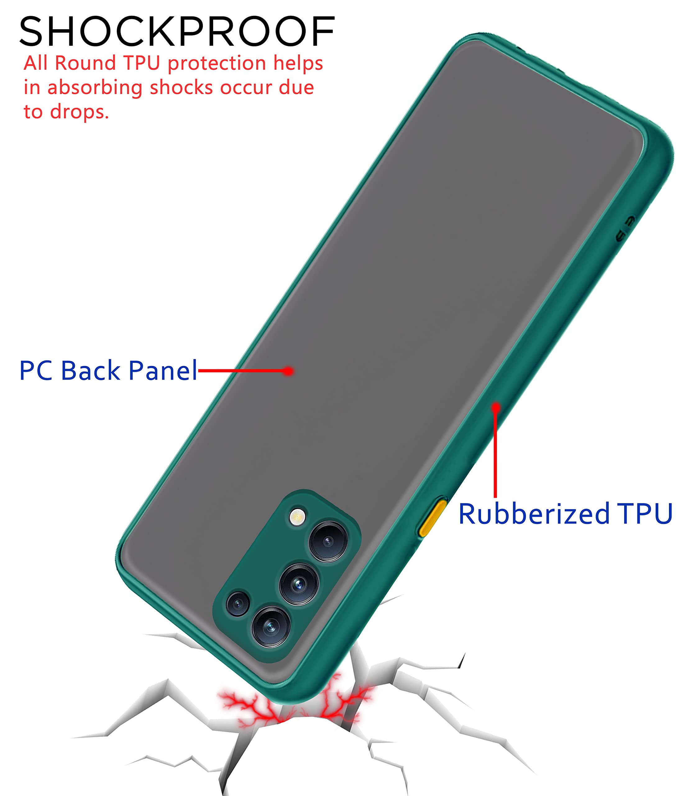 Pikkme Oppo Reno 5 Pro Matte light green mobile back cover – photo 4