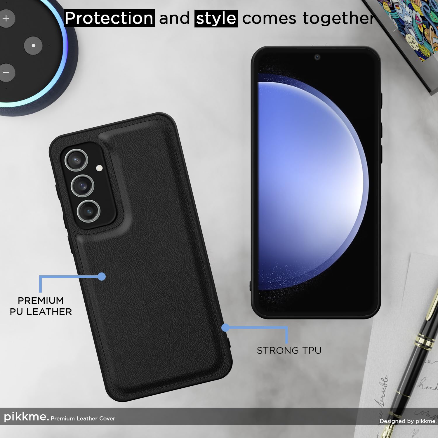 Pikkme black phone cover for Samsung S23 FE 5G – photo 4