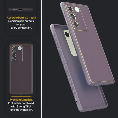 Vivo V27/V27 Pro 5G Chrome phone cover in purple by Pikkme – photo 2