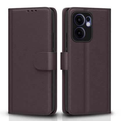 Pikkme Oppo Reno 13F 5G Wallet coffee wallet flip cover