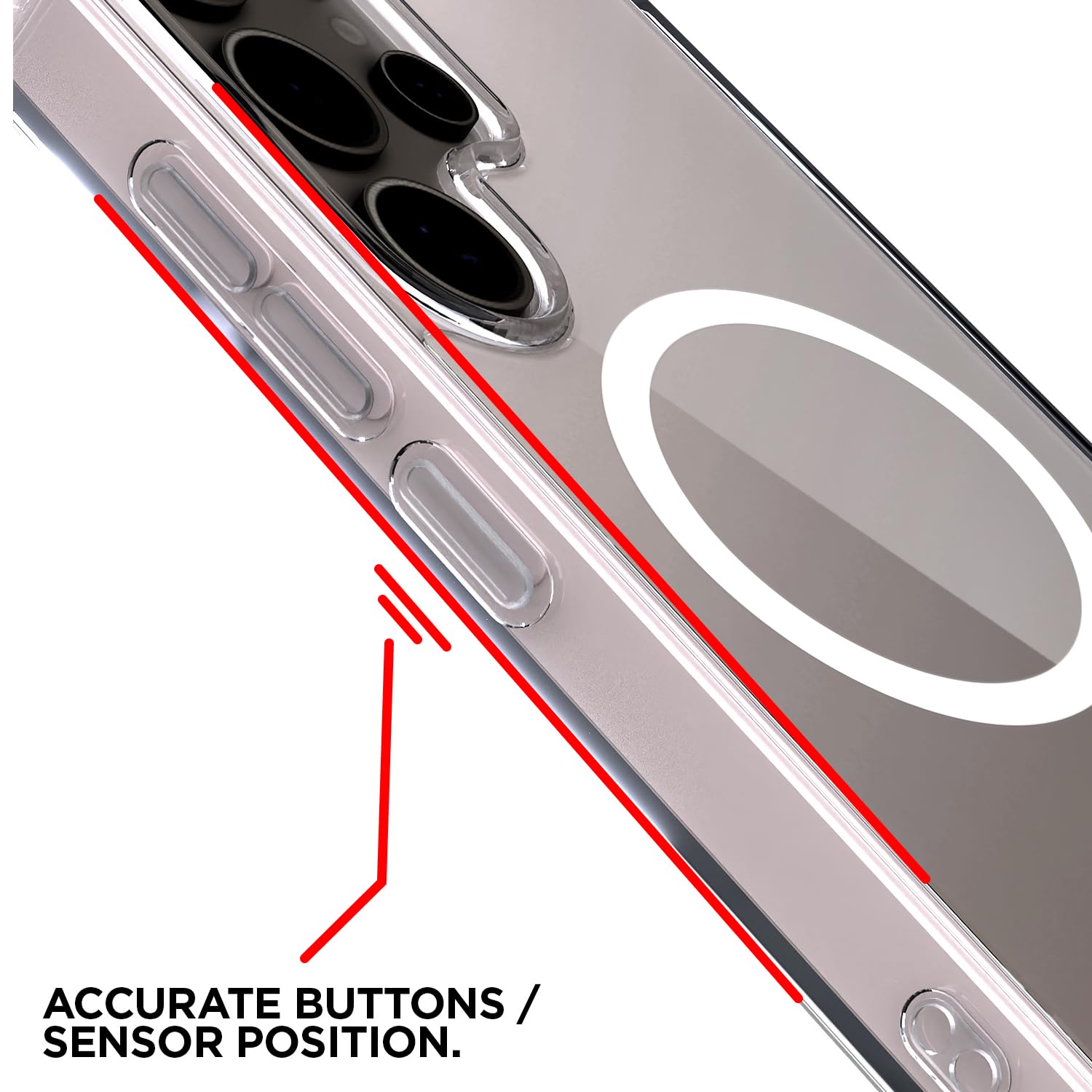 Samsung S24 Ultra 5G mobile back cover in transparent mag-safe by Pikkme – photo 6