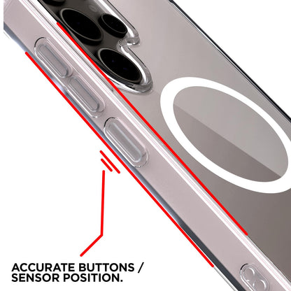 Samsung S24 Ultra 5G mobile back cover in transparent mag-safe by Pikkme – photo 6