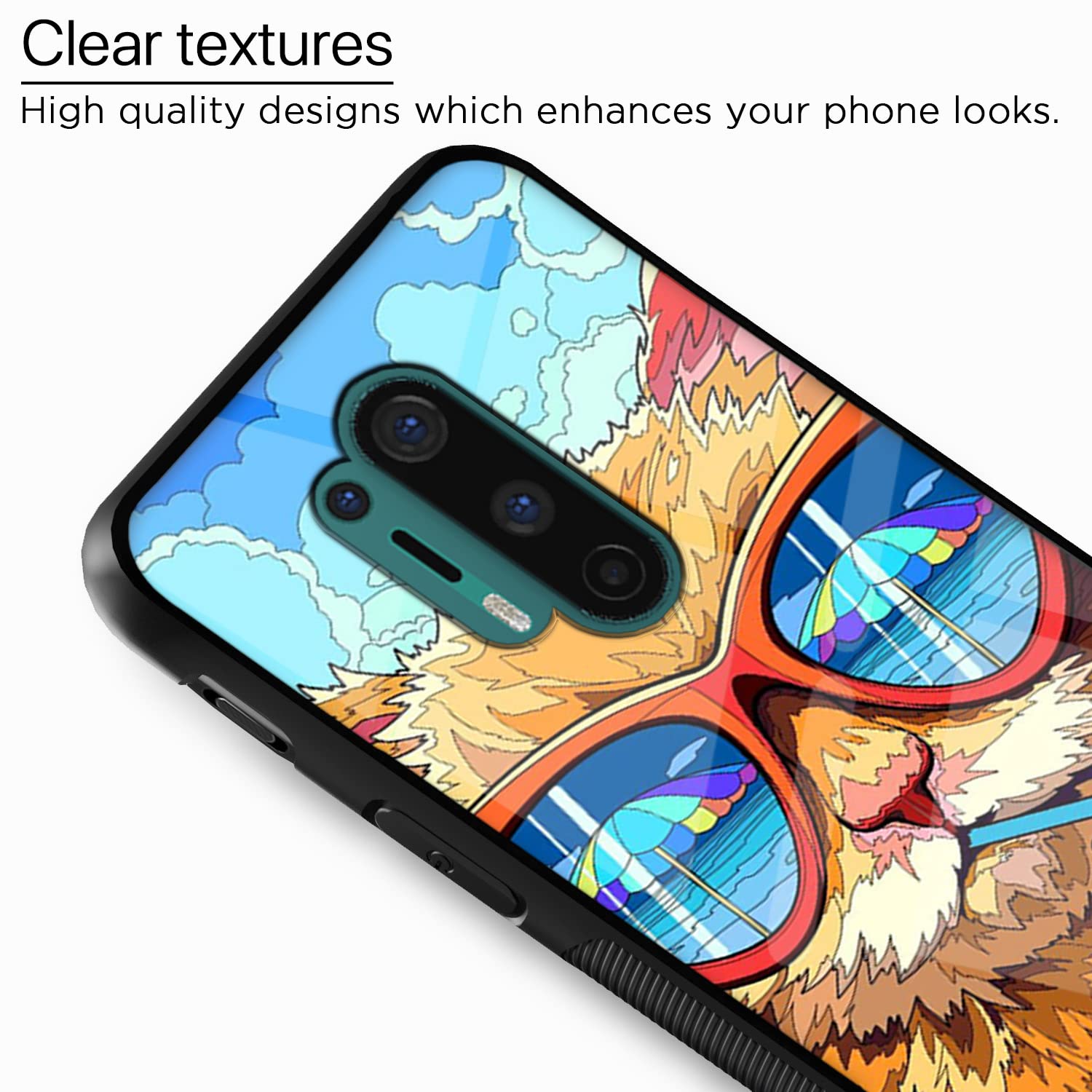 Pikkme OnePlus 8 Pro Cat mobile back cover – photo 4