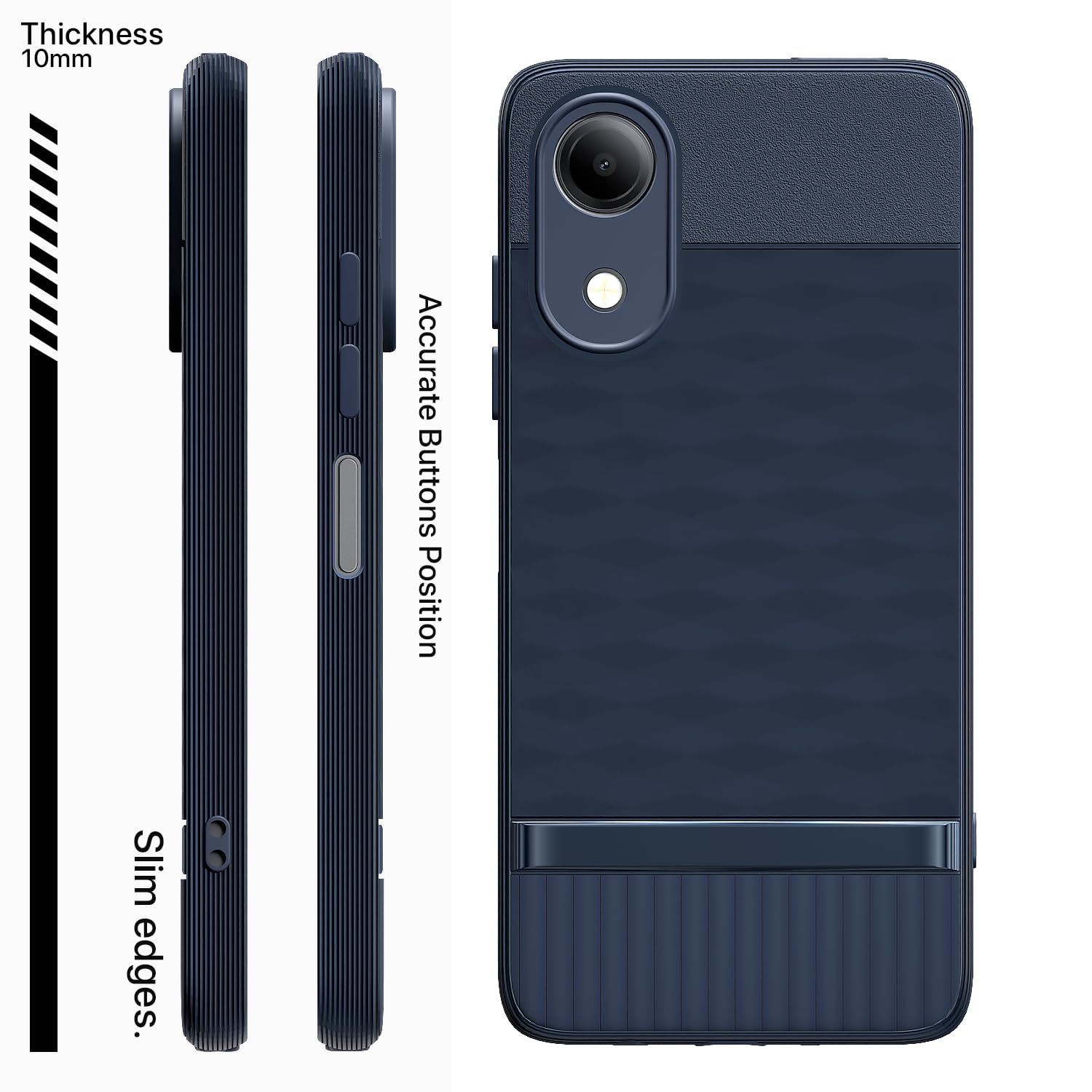 Vivo T5e Gencase mobile cover in blue by Pikkme – photo 3