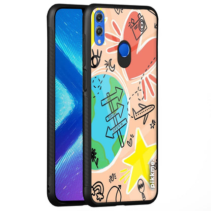 Pikkme Honor 8X mobile back cover
