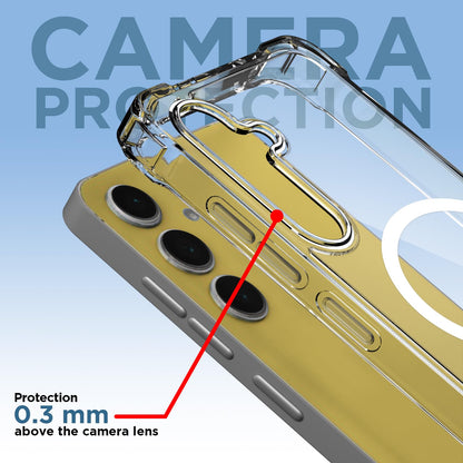 Pikkme transparent mag-safe MagSafe mobile back cover for Samsung S25 FE 5G – photo 5