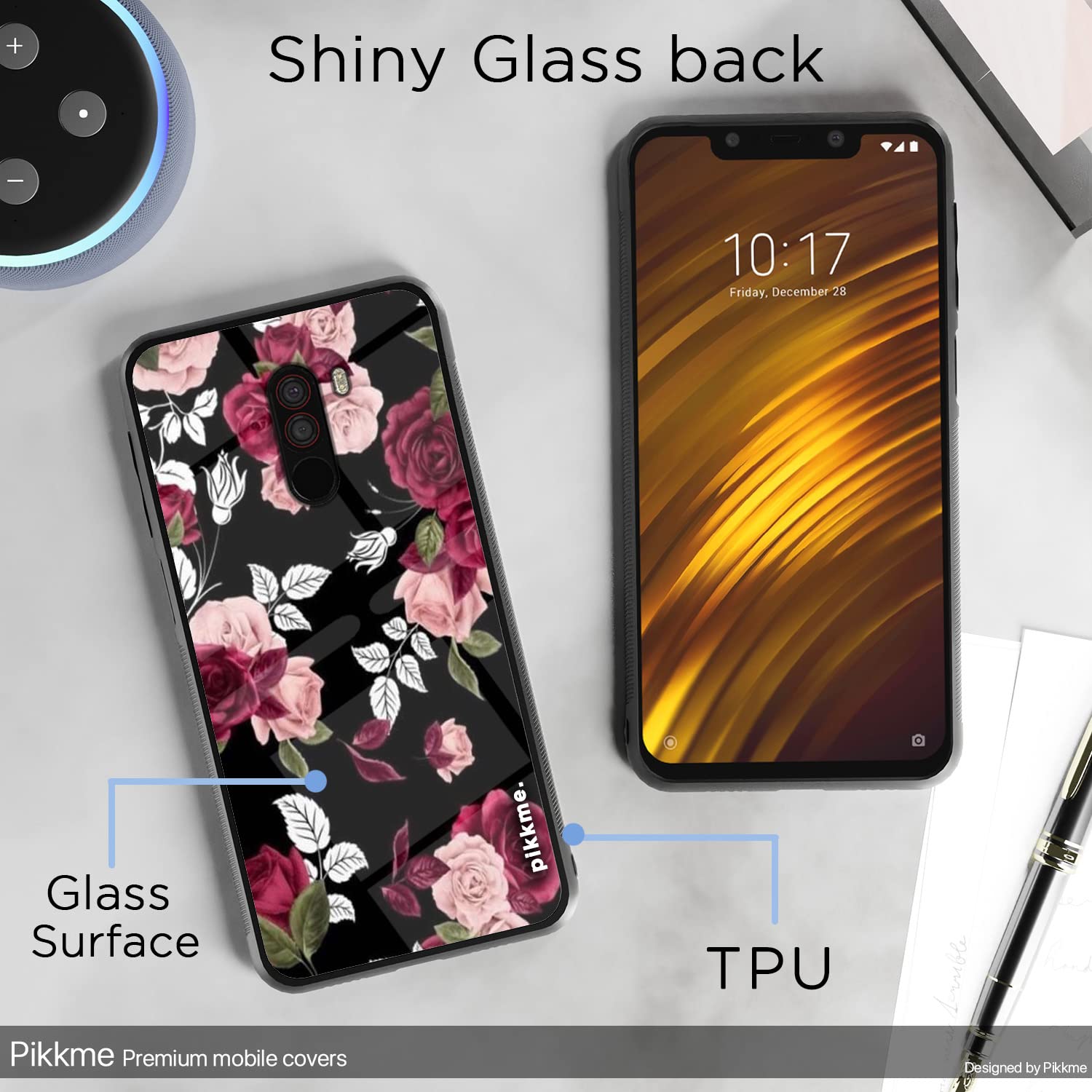 Pikkme Flower mobile back cover for Poco F1 – photo 3