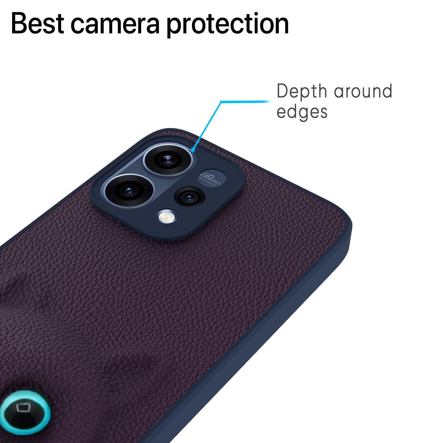 Oppo Reno 15 5G Kitty back cover in purple by Pikkme – photo 5