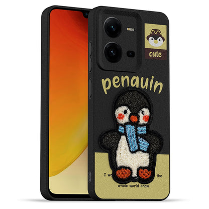 Vivo V25 5G mobile cover in black by Pikkme